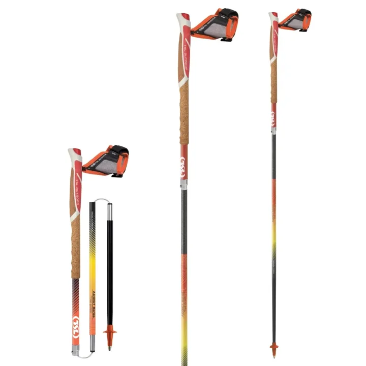 Bâton de trail TSL Trail Carbon 4 Cork Cross — visuel marchand Direct Running